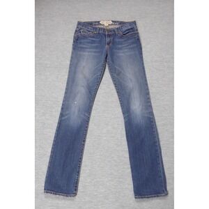 Born In California Straight Leg Jeans Womens 29 Blue Medium Wash Low Rise